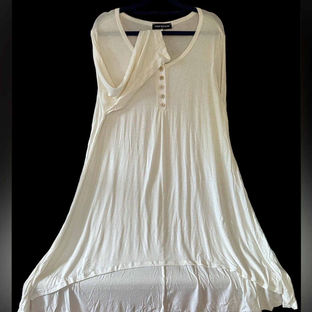 White Long Sleeve Top